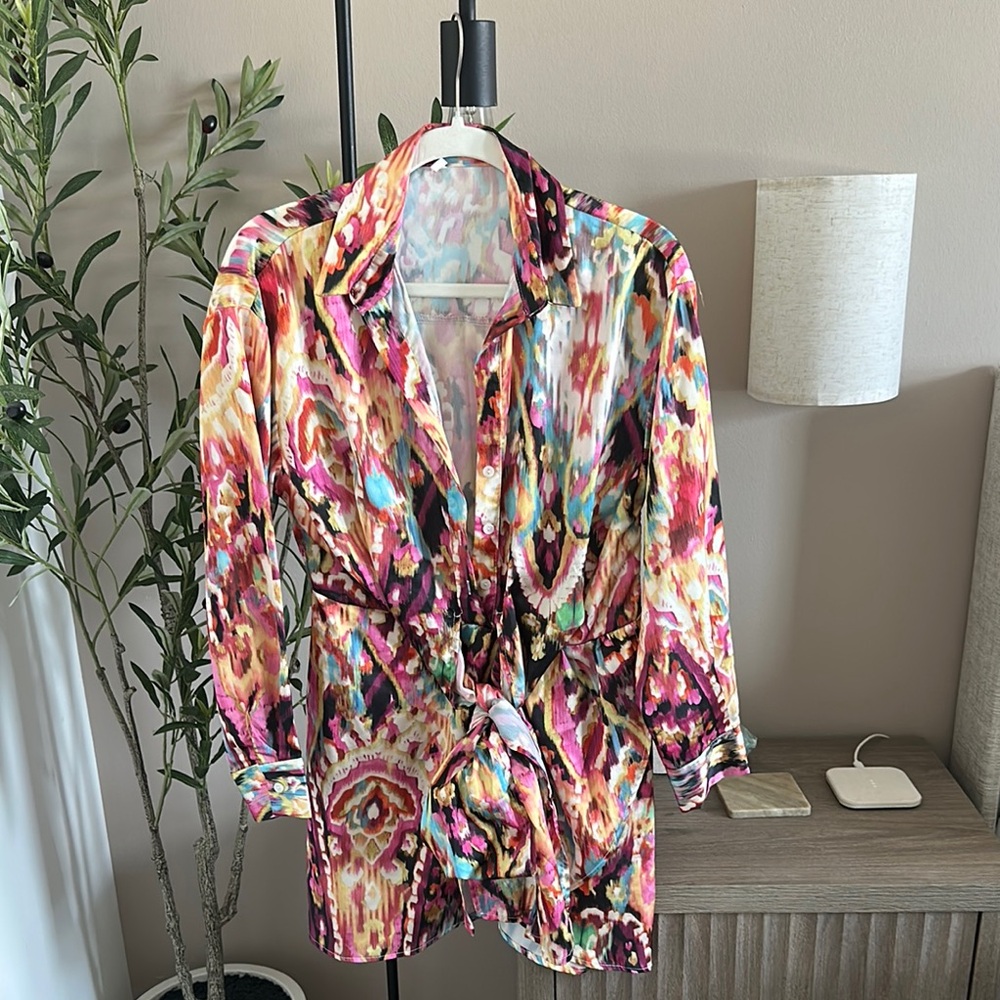 Trendy Boutique Multicolor Mini Dress
